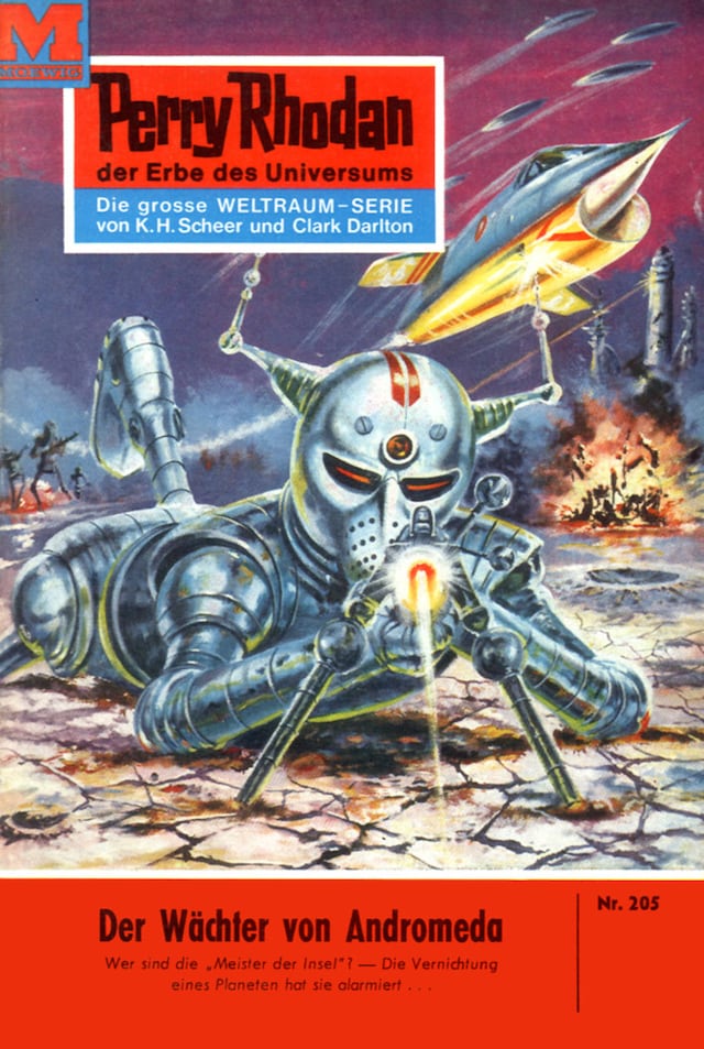 Book cover for Perry Rhodan 205: Der Wächter von Andromeda