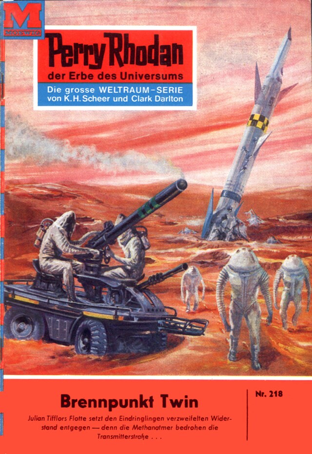 Book cover for Perry Rhodan 218: Brennpunkt Twin