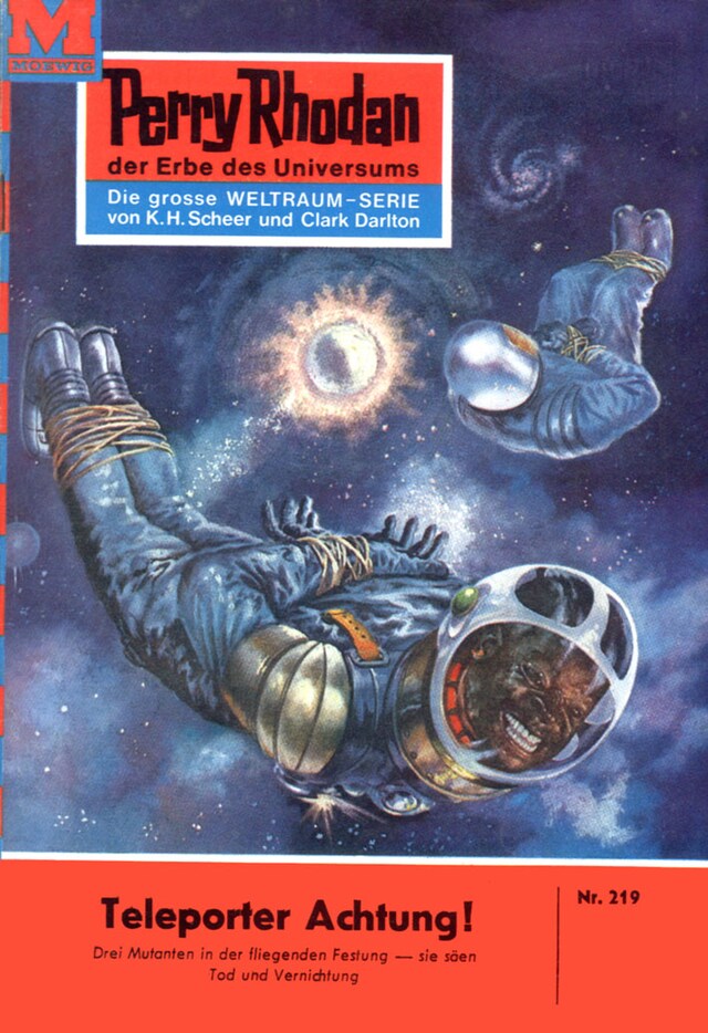 Buchcover für Perry Rhodan 219: Teleporter Achtung!