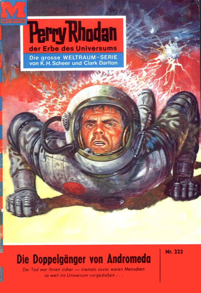 Book cover for Perry Rhodan 222: Die Doppelgänger von Andromeda