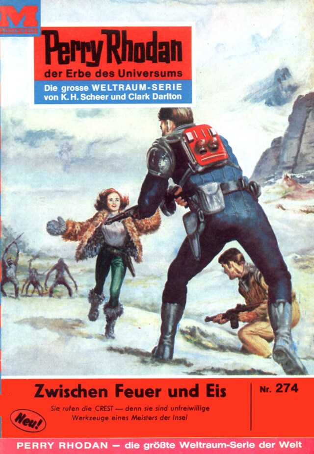 Book cover for Perry Rhodan 274: Zwischen Feuer und Eis