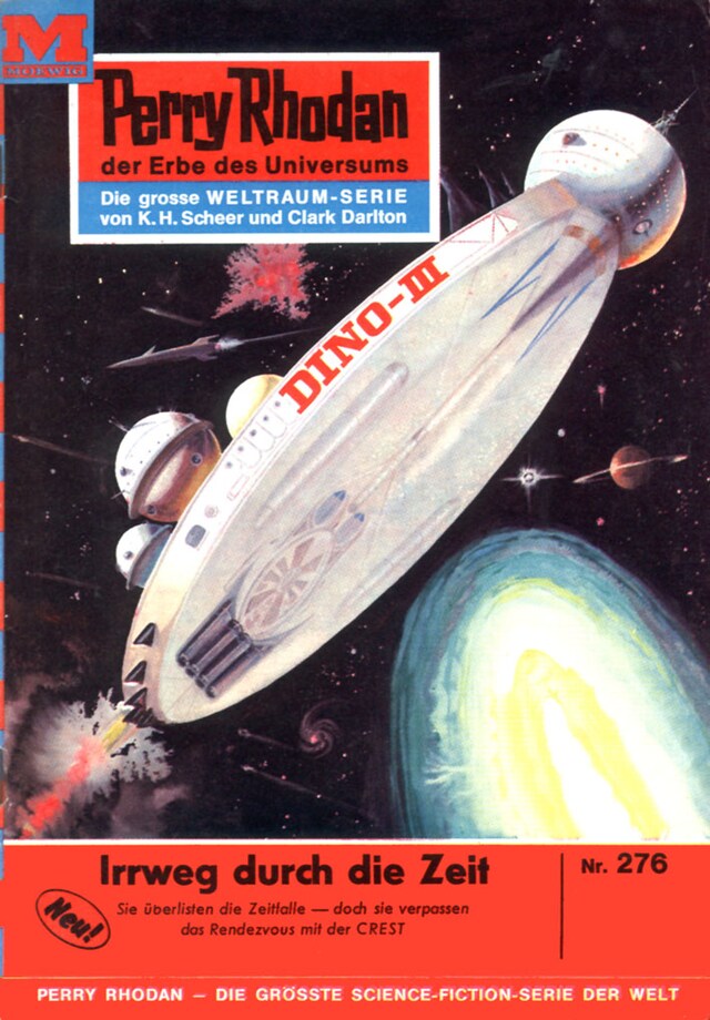 Buchcover für Perry Rhodan 276: Irrweg durch die Zeit