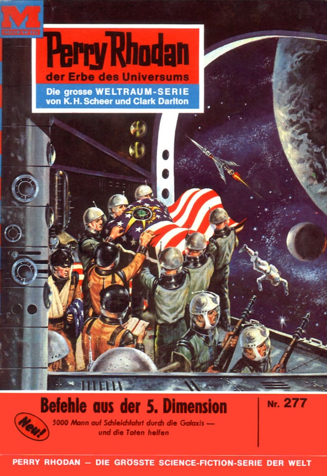 Book cover for Perry Rhodan 277: Befehle aus der 5. Dimesion