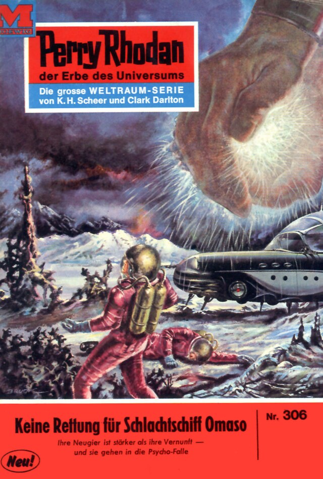 Book cover for Perry Rhodan 306: Keine Rettung für Schlachtschiff OMASO
