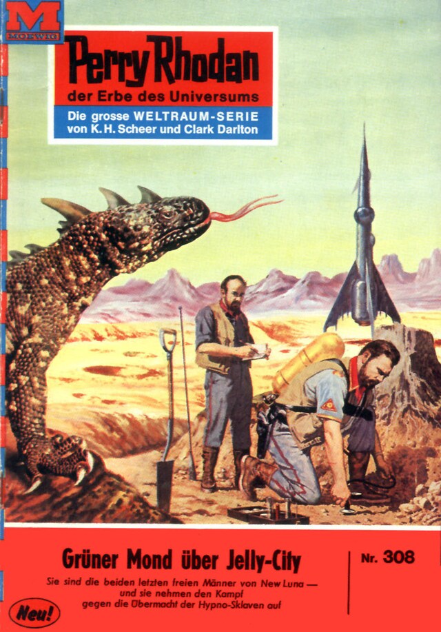 Buchcover für Perry Rhodan 308: Grüner Mond über Jelly-City