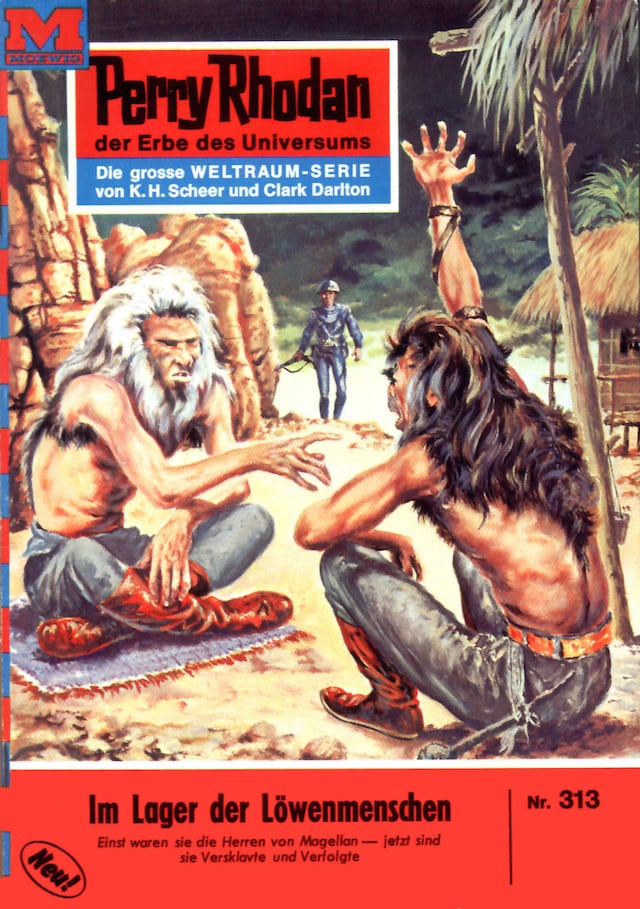 Book cover for Perry Rhodan 313: Im Lager der Löwenmenschen