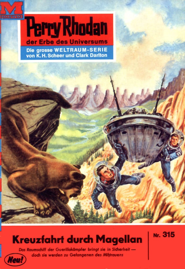 Buchcover für Perry Rhodan 315: Kreuzfahrt durch Magellan