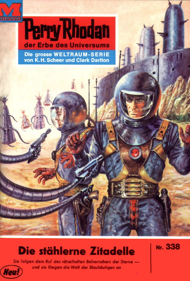 Book cover for Perry Rhodan 338: Die stählerne Zitadelle