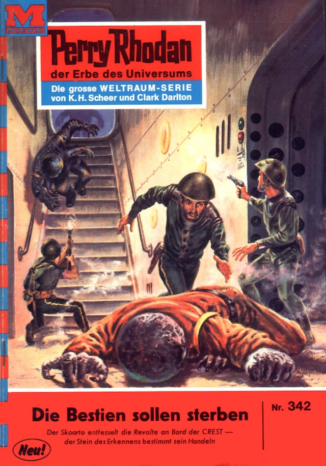 Book cover for Perry Rhodan 342: Die Bestien sollen sterben