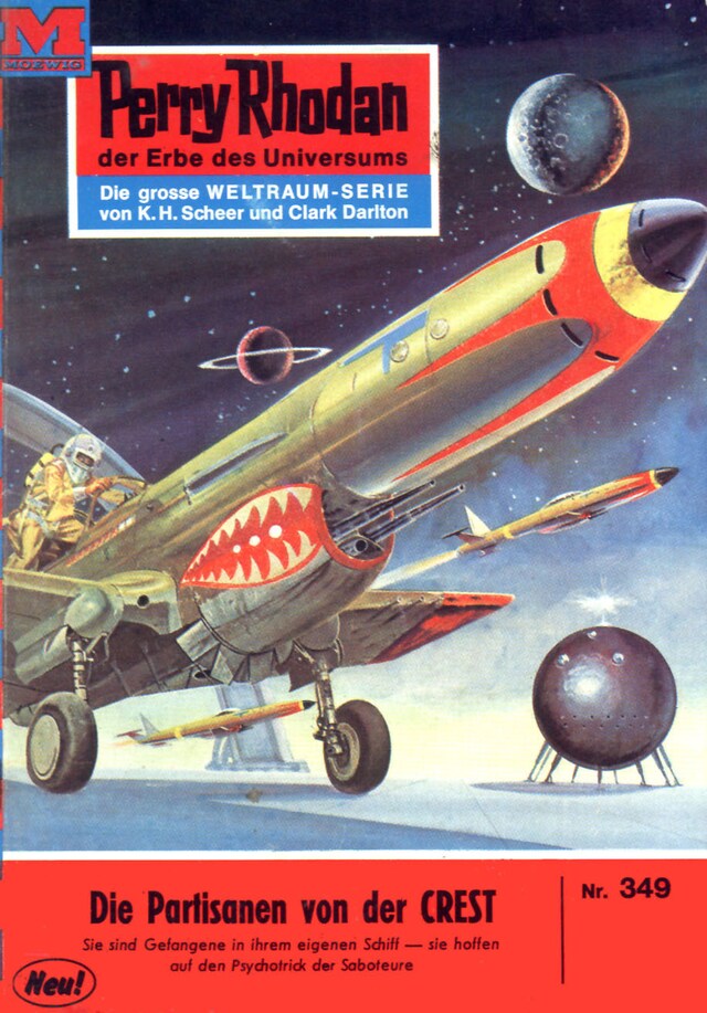 Buchcover für Perry Rhodan 349: Die Partisanen von der CREST