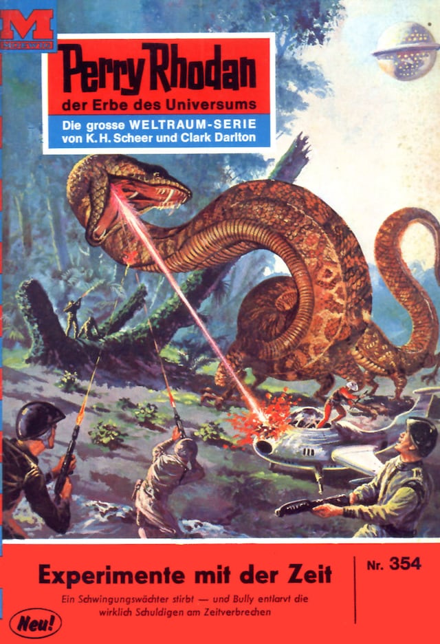 Buchcover für Perry Rhodan 354: Experimente mit der Zeit