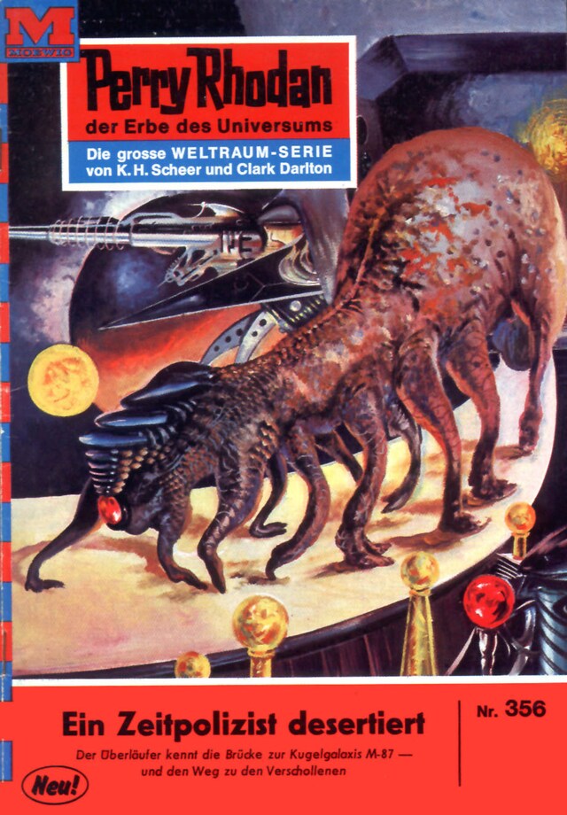 Boekomslag van Perry Rhodan 356: Ein Zeitpolizist desertiert