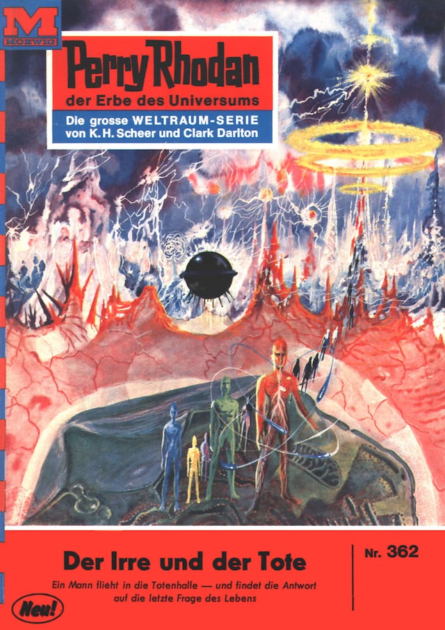 Book cover for Perry Rhodan 362: Der Irre und der Tote