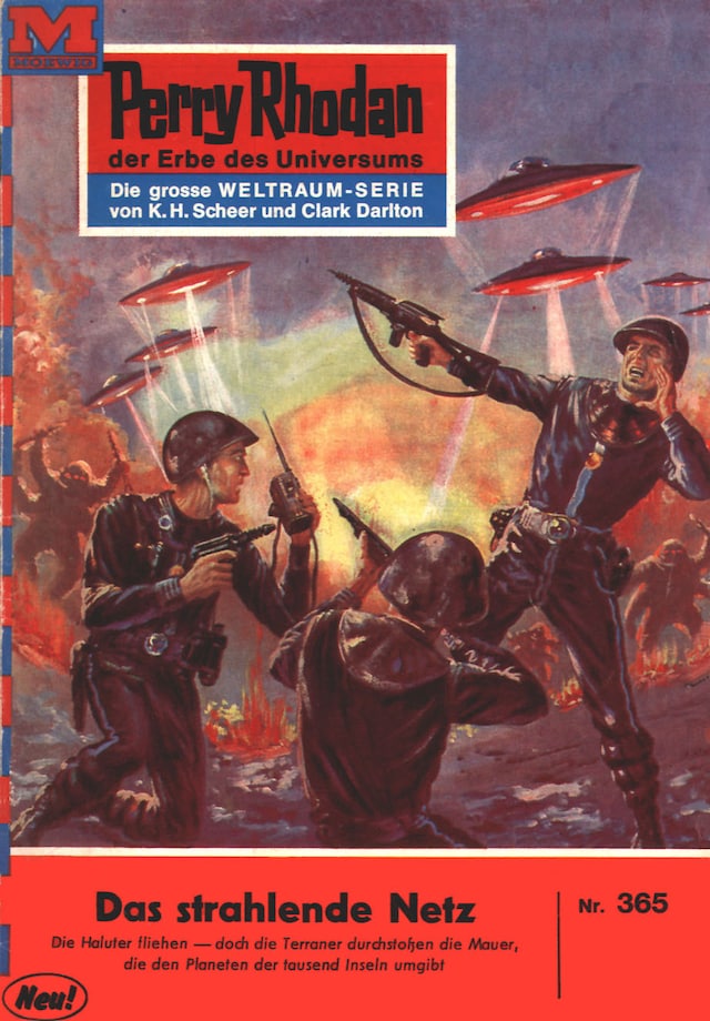 Buchcover für Perry Rhodan 365: Das strahlende Netz