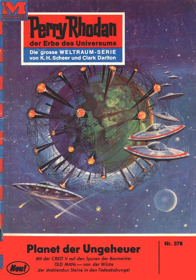 Book cover for Perry Rhodan 378: Planet der Ungeheuer