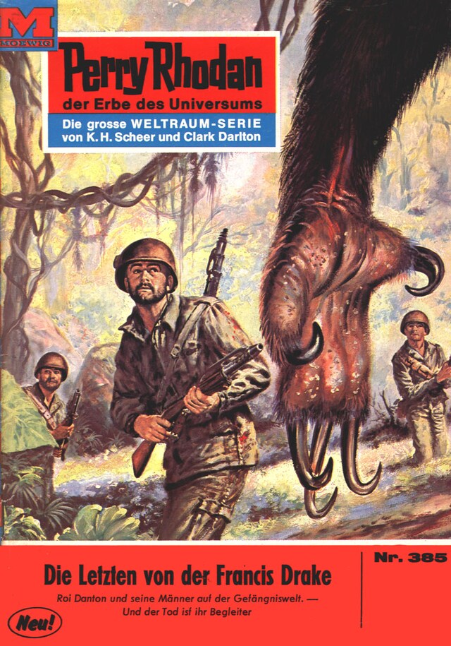 Okładka książki dla Perry Rhodan 385: Die Letzten von der FRANCIS DRAKE