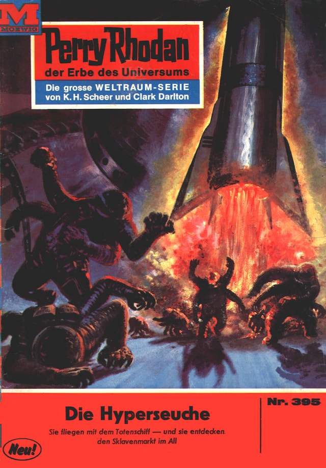 Buchcover für Perry Rhodan 395: Die Hyperseuche