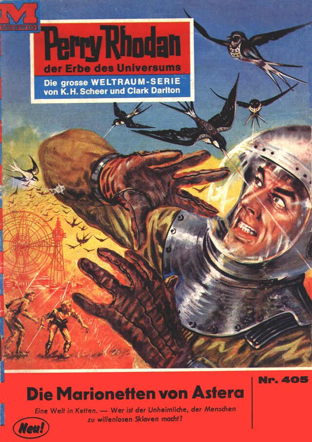 Okładka książki dla Perry Rhodan 405: Die Marionetten von Astera