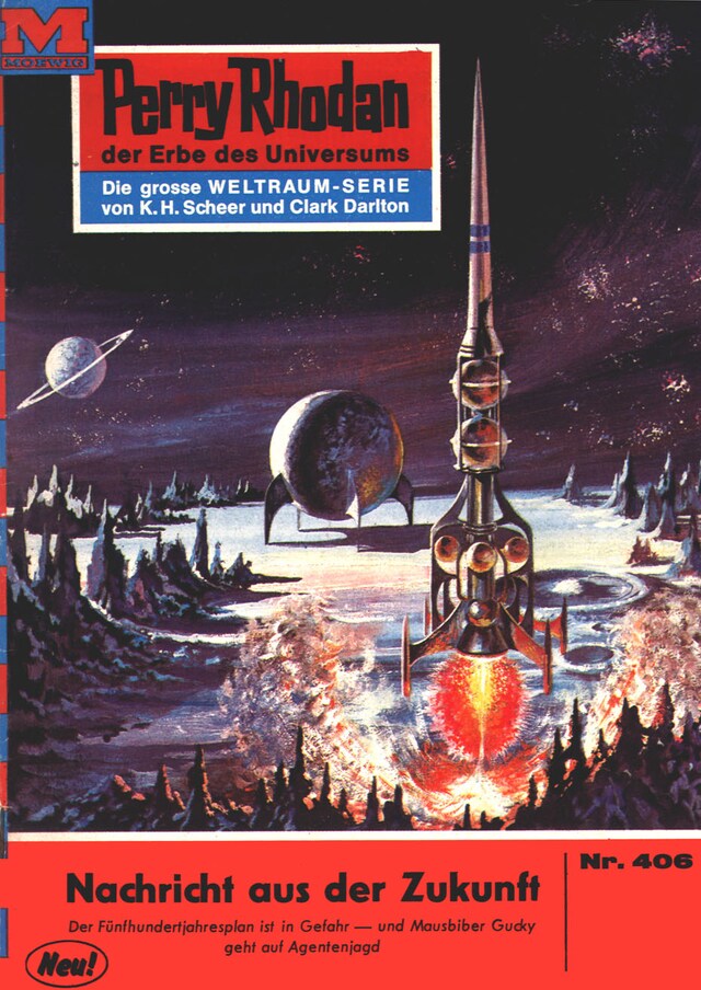 Book cover for Perry Rhodan 406: Nachricht aus der Zukunft