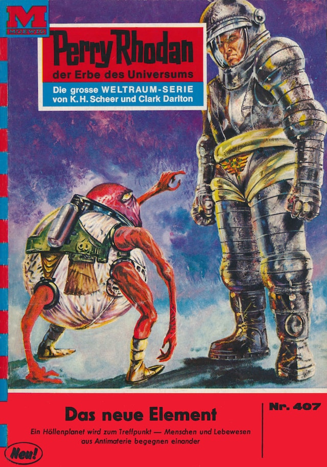 Buchcover für Perry Rhodan 407: Das neue Element