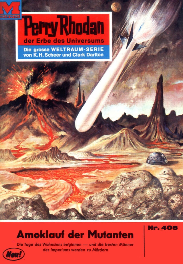 Book cover for Perry Rhodan 408: Amoklauf der Mutanten