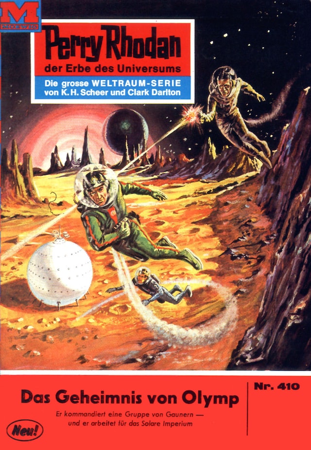 Book cover for Perry Rhodan 410: Das Geheimnis von Olymp