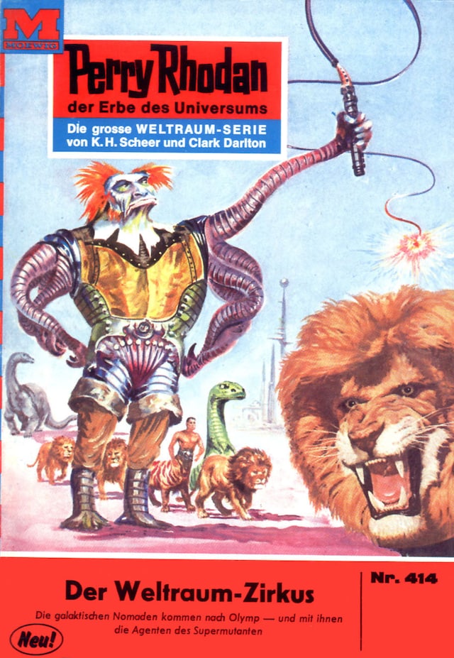 Okładka książki dla Perry Rhodan 414: Der Weltraum-Zirkus