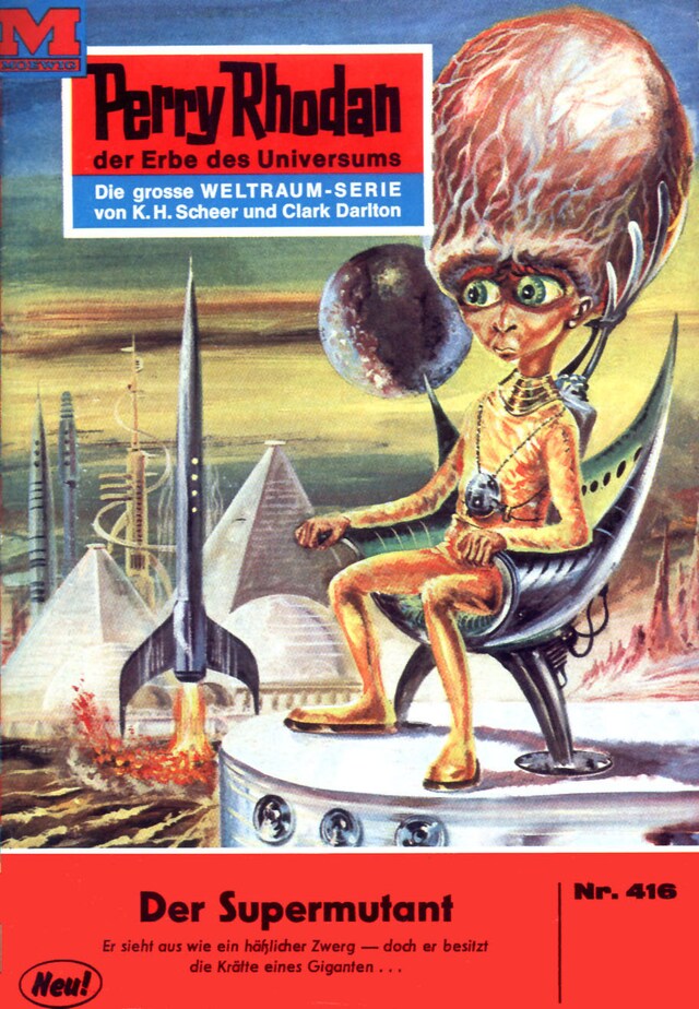 Book cover for Perry Rhodan 416: Der Supermutant