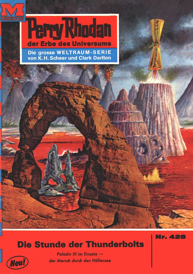 Book cover for Perry Rhodan 428: Die Stunde der Thunderbolts