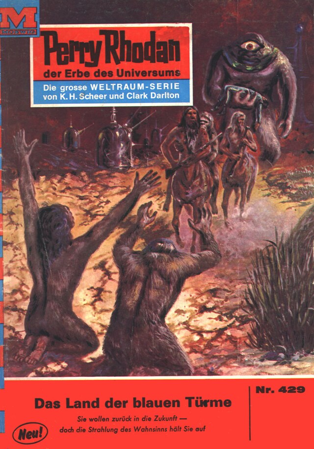 Bokomslag för Perry Rhodan 429: Im Land der blauen Türme