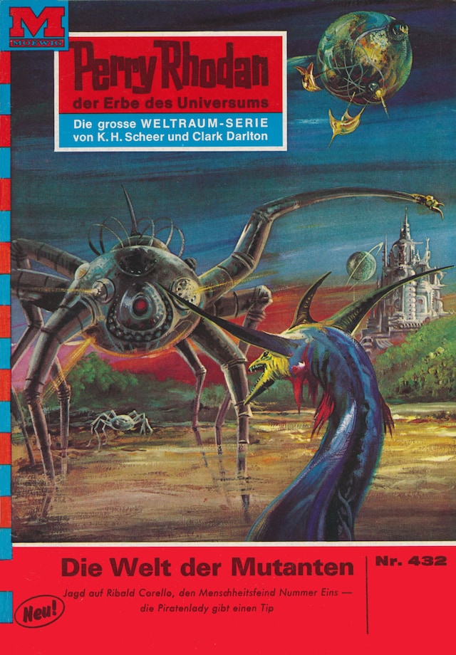 Book cover for Perry Rhodan 432: Die Welt der Mutanten