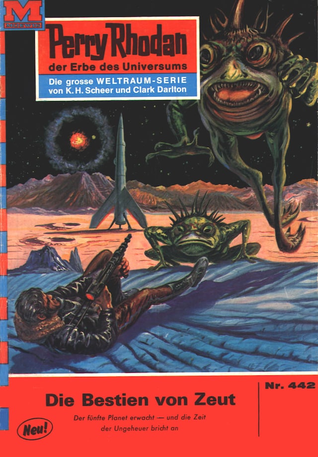 Book cover for Perry Rhodan 442: Die Bestien von Zeut