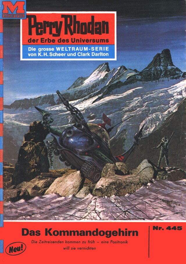 Buchcover für Perry Rhodan 445: Das Kommandogehirn