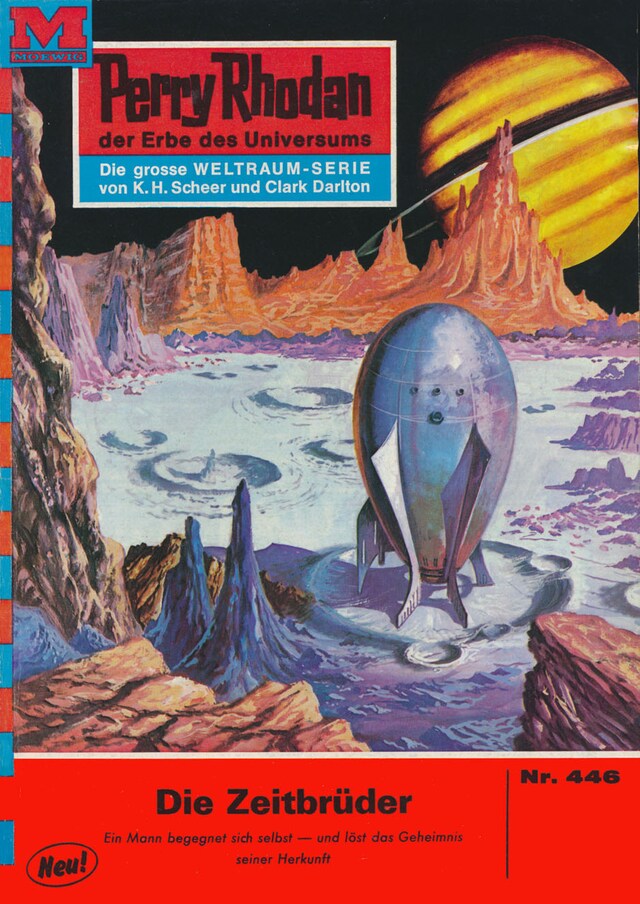 Bokomslag for Perry Rhodan 446: Die Zeitbrüder