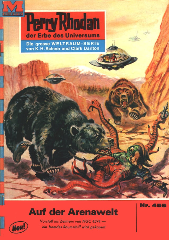 Book cover for Perry Rhodan 455: Auf der Arenawelt