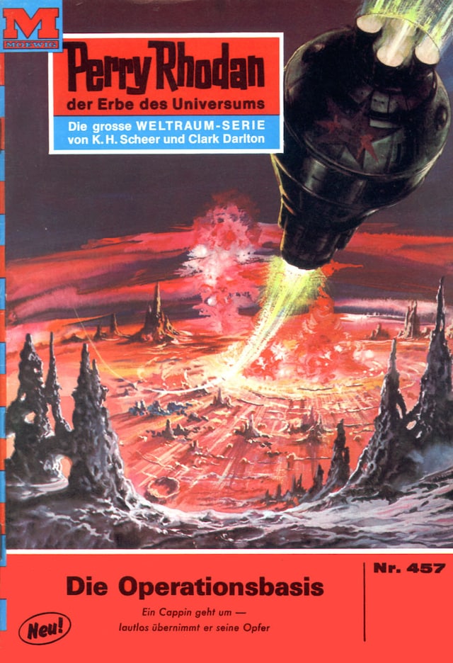 Boekomslag van Perry Rhodan 457: Die Operationsbasis