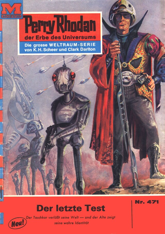 Buchcover für Perry Rhodan 471: Der letzte Test