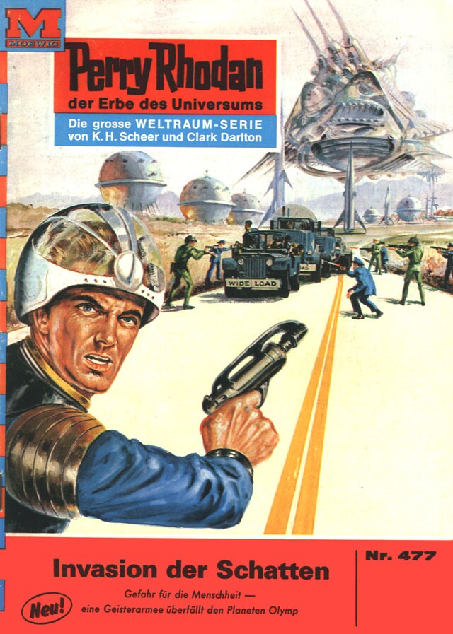 Boekomslag van Perry Rhodan 477: Invasion der Schatten