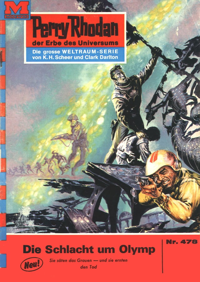Book cover for Perry Rhodan 478: Die Schlacht um Olymp