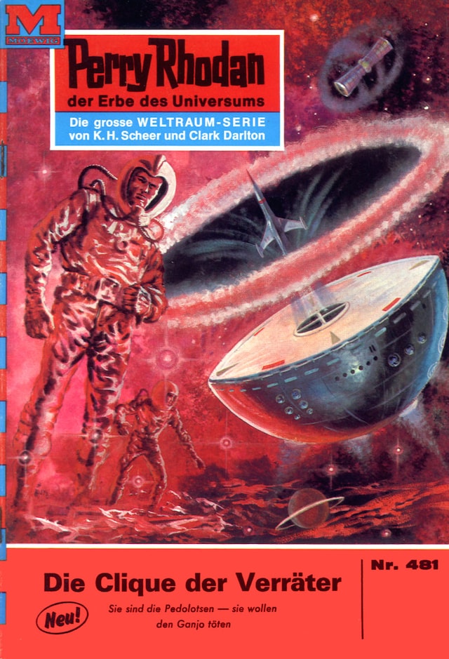 Book cover for Perry Rhodan 481: Die Clique der Verräter