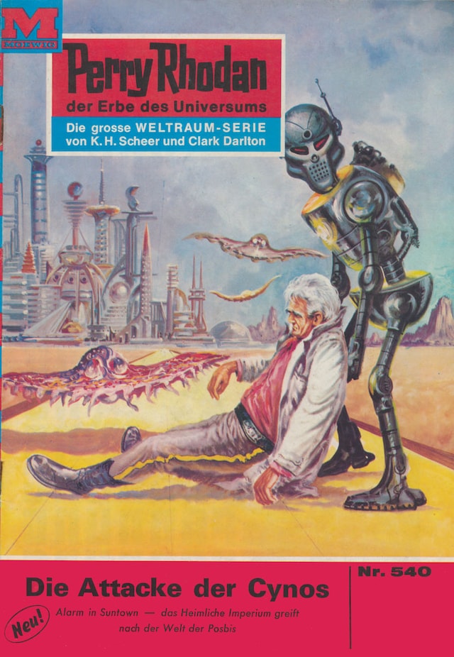 Bogomslag for Perry Rhodan 540: Die Attacke der Cynos