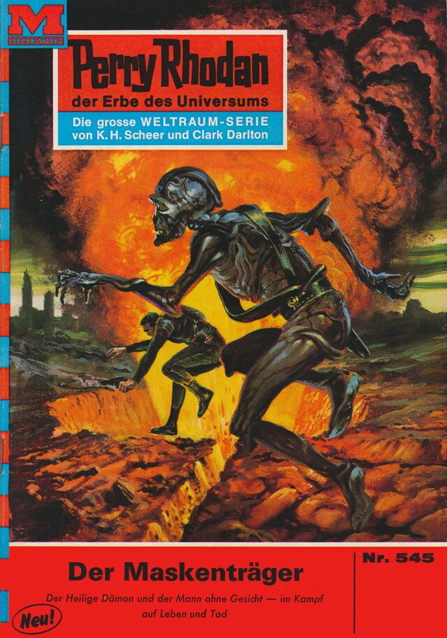 Book cover for Perry Rhodan 545: Der Maskenträger