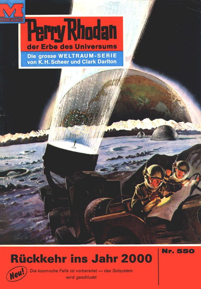 Book cover for Perry Rhodan 550: Rückkehr ins Jahr 2000