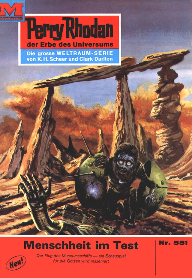 Book cover for Perry Rhodan 551: Menschheit im Test