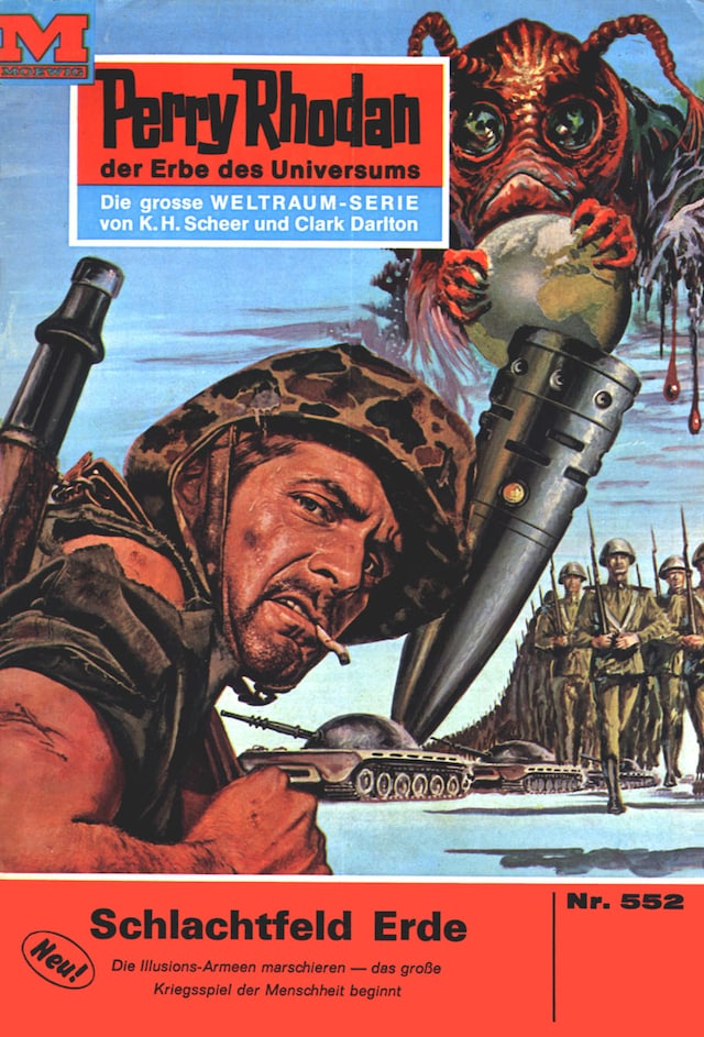 Book cover for Perry Rhodan 552: Schlachtfeld Erde