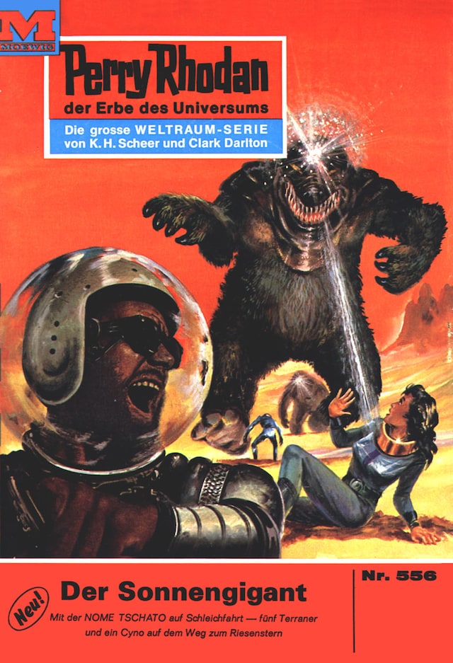 Book cover for Perry Rhodan 556: Der Sonnengigant