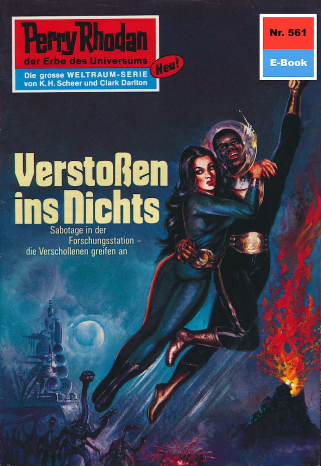 Book cover for Perry Rhodan 561: Verstoßen ins Nichts