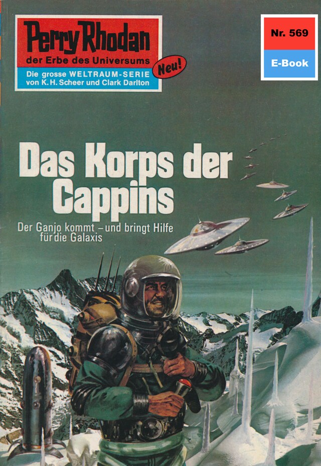 Okładka książki dla Perry Rhodan 569: Das Korps der Cappins