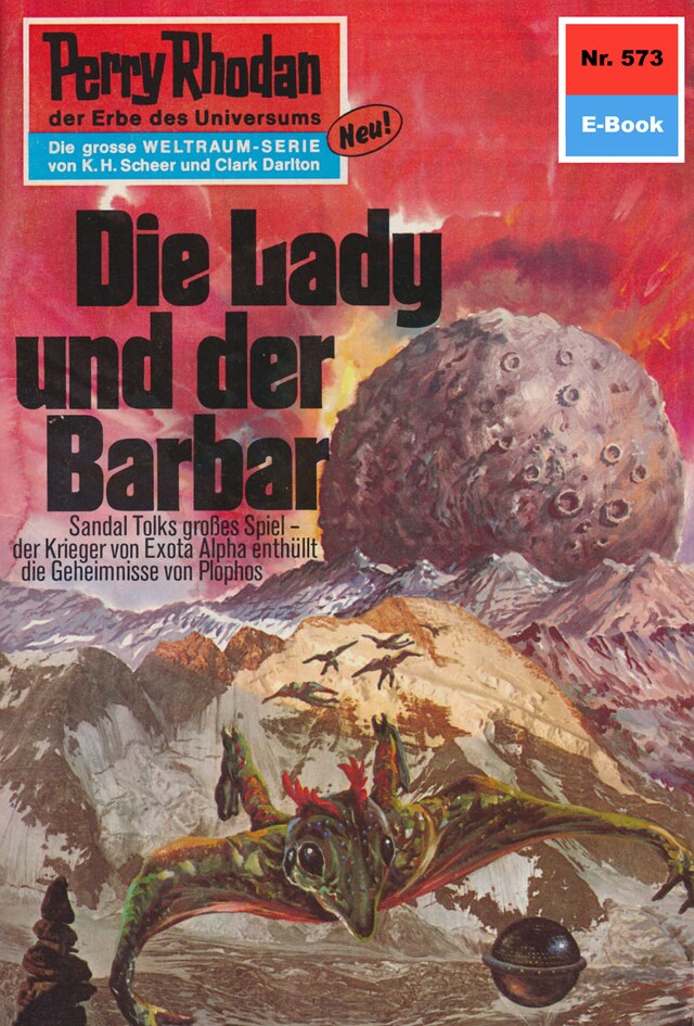 Book cover for Perry Rhodan 573: Die Lady und der Barbar