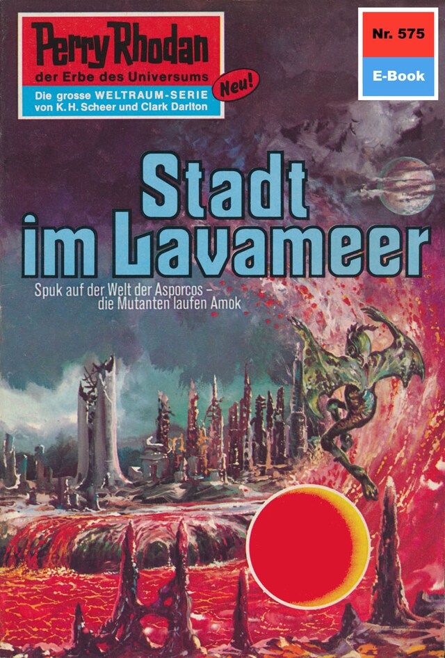 Book cover for Perry Rhodan 575: Stadt im Lavameer